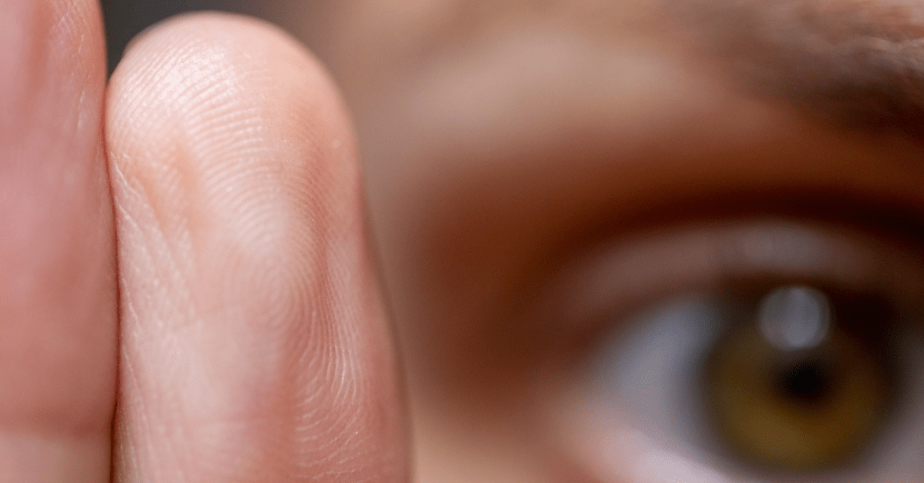 Counselling services finger with eye in background